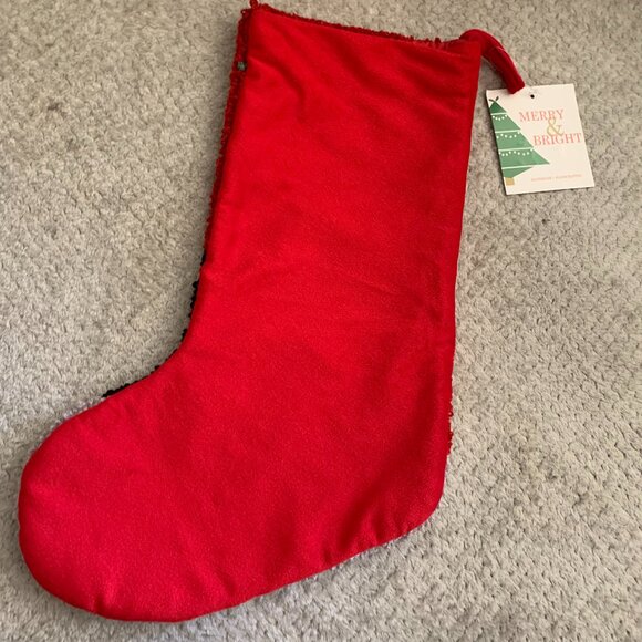 Christmas Stocking with Cat - Picture 2 of 2